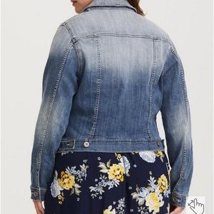 Torrid Distressed Denim Jacket